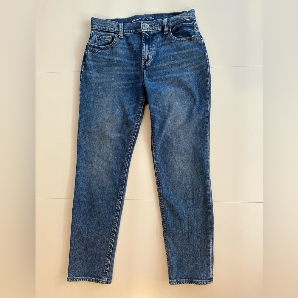 Old Navy Mid Rise Boyfriend Jeans